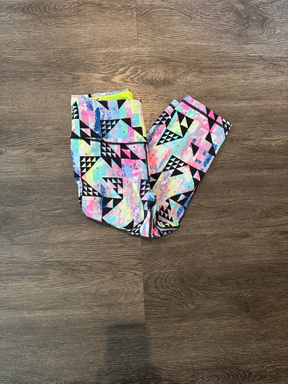 Victoria's Secret Kids Neon Geo Print Leggings